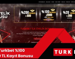 Turkbet %100 2000 TL Kayıt Bonusu