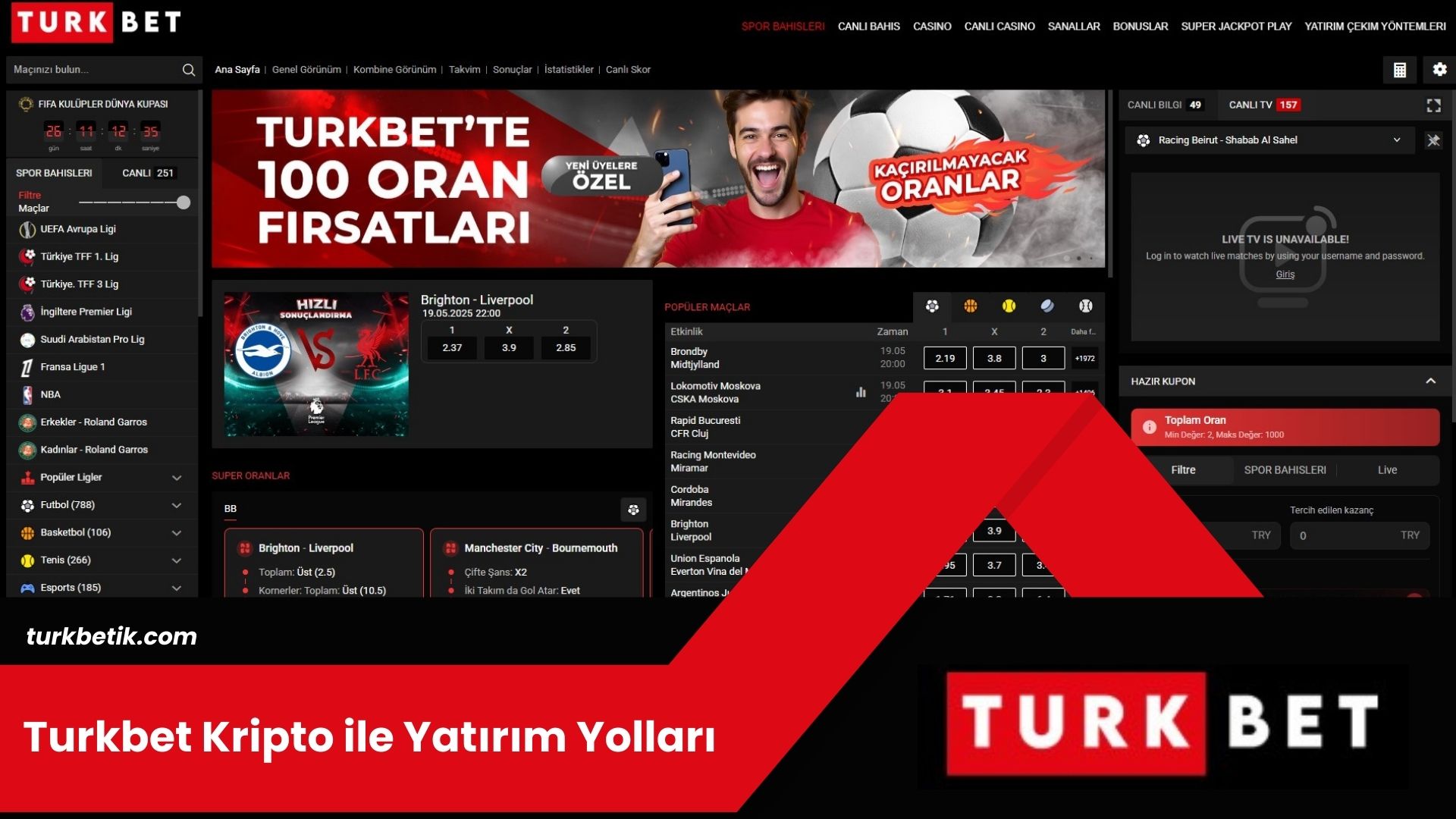 Turkbet Kripto İle Yatırım Yolları